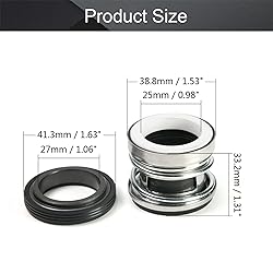 Othmro Mechanical Shaft Seal Replacement 104-25 for