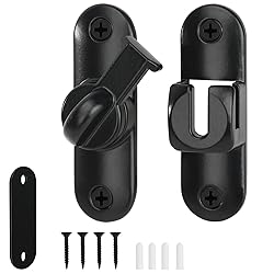 Qkenvo Flip Door Latch Gate Latches 90/180 Degree