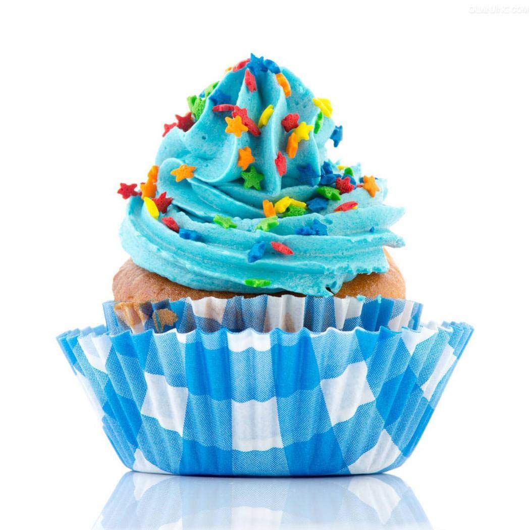 Zuionk 18 Piezas de Hornear Herramienta de Acero Inoxidable Crema forzando formación de Hielo montado Conjunto Moldes con Formas