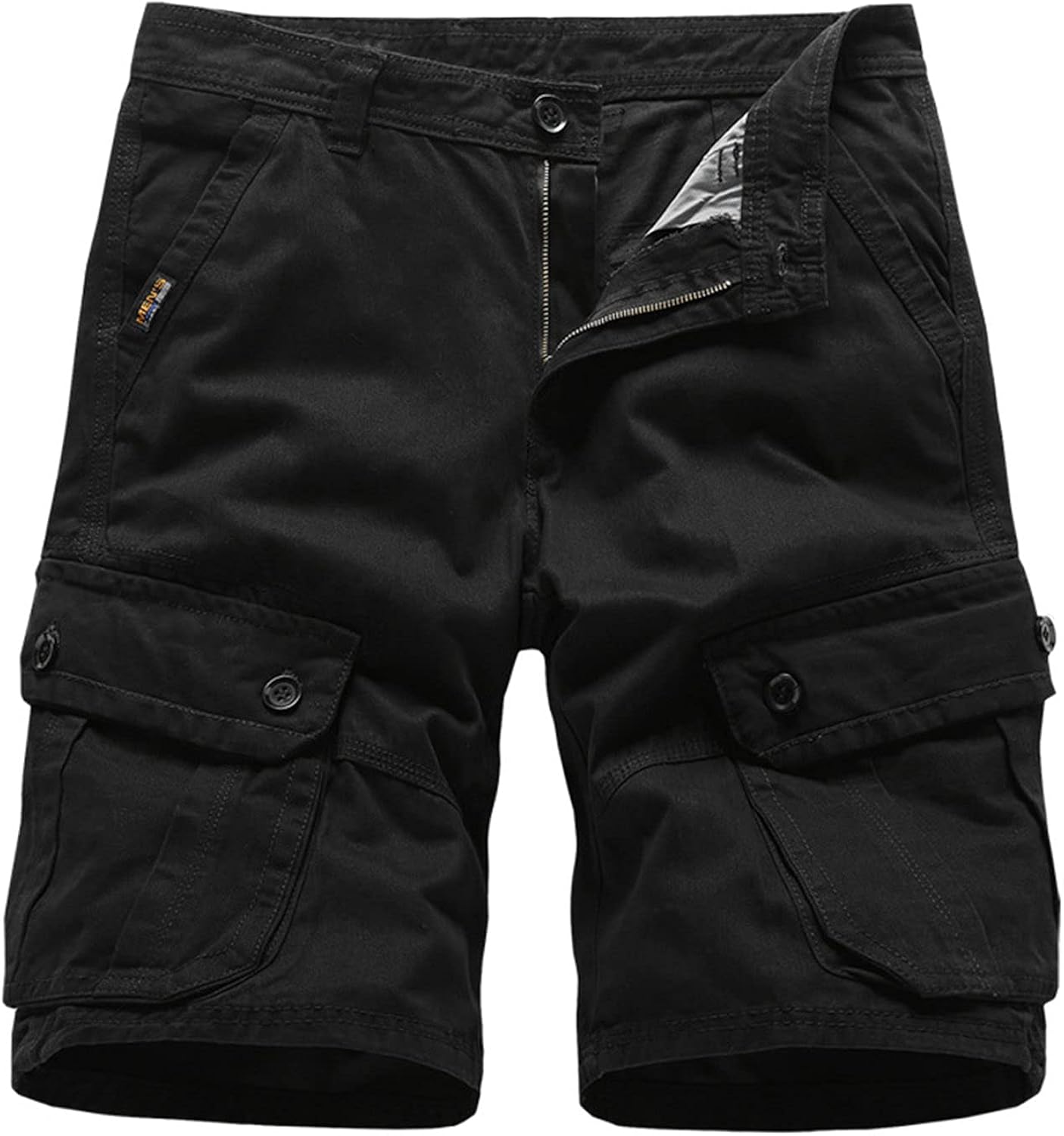 Men?S Long Cargo Shorts Multi Pockets Durable Baggy Work ShortPant
