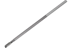 uxcell 6mm Chucking Reamer High Speed Steel Carbide Tip H7, 8" (200mm) Length Lathe Machine Reamer Straight Flute, Milling To