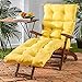 Greendale Home Fashions 72-Inch Indoor/Outdoor Chaise Lounger Cushion, Sunbeam