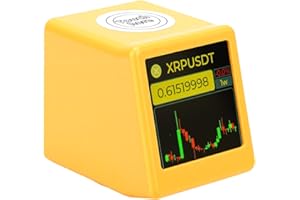 Generic Bitcoin Price Display Upgraded Design for Stock Market and Cryptocurrency Tracking, Smart LCD Screen Clock WiFi Conne