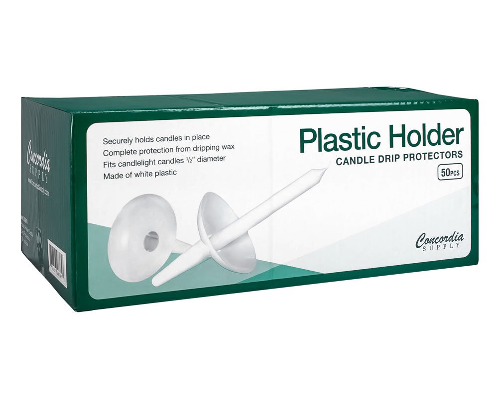 Concordia Supply Candlelight Service Church Vigil Plastic Reusable