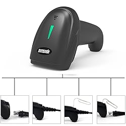 USB Laser Barcode Scanner Wired Handheld 1D Bar