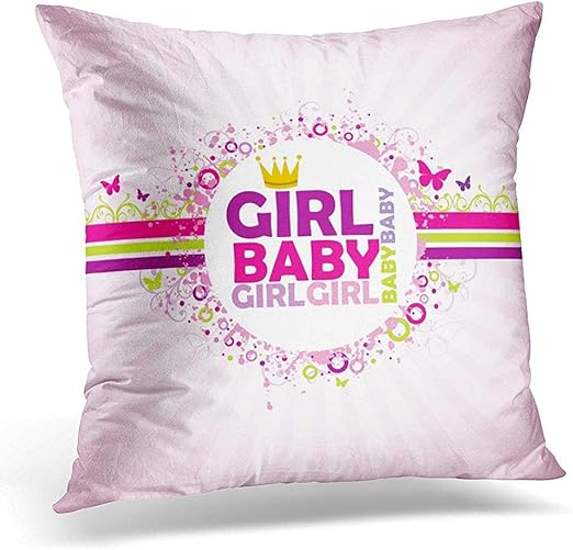 baby girl decorative pillows