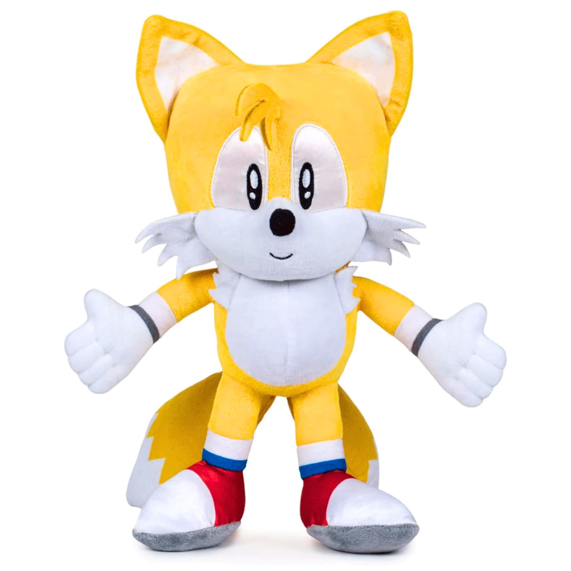 Play by Play Sonic - Sonic, Tails, knuckles Character Soft Toy - 30 Centimetres 11'81"- Super Soft Quality (TAILS)