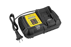 Powilling Replacement Fast Battery Charger DCB118 DCB112 for Dewalt 20V MAX Battery Charger for Dewalt Battery DCB205 DCB204 