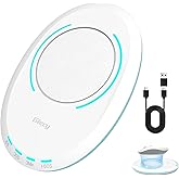 Giecy Ultra Slim Undetectable Mouse Mover, Mouse Jiggler with Adjustable Interval Timer, Simulates Realistic Mouse Movement for Keeping Computer Laptop Active Office Home Remote Work (White)