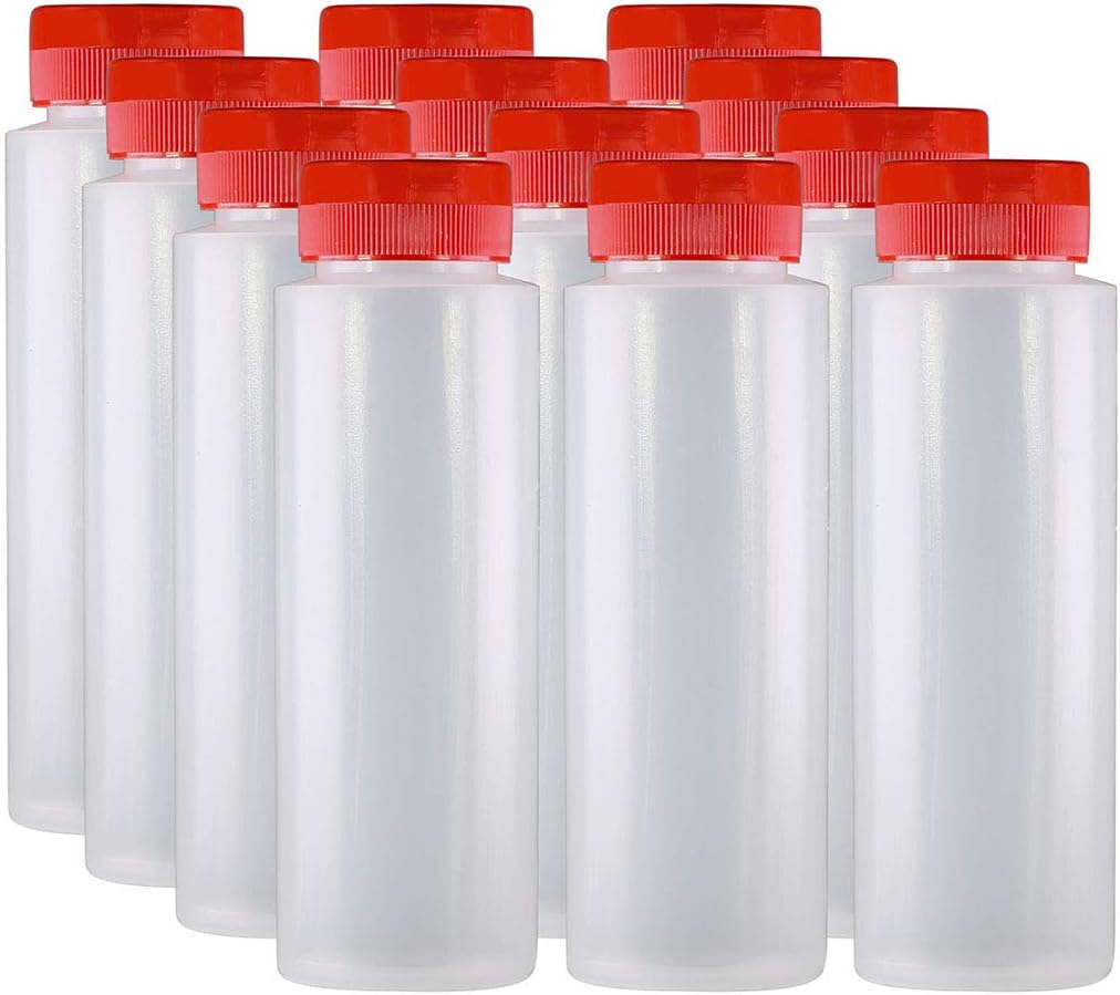 Pinnacle Mercantile Easy Squeeze Plastic Condiment Bottles