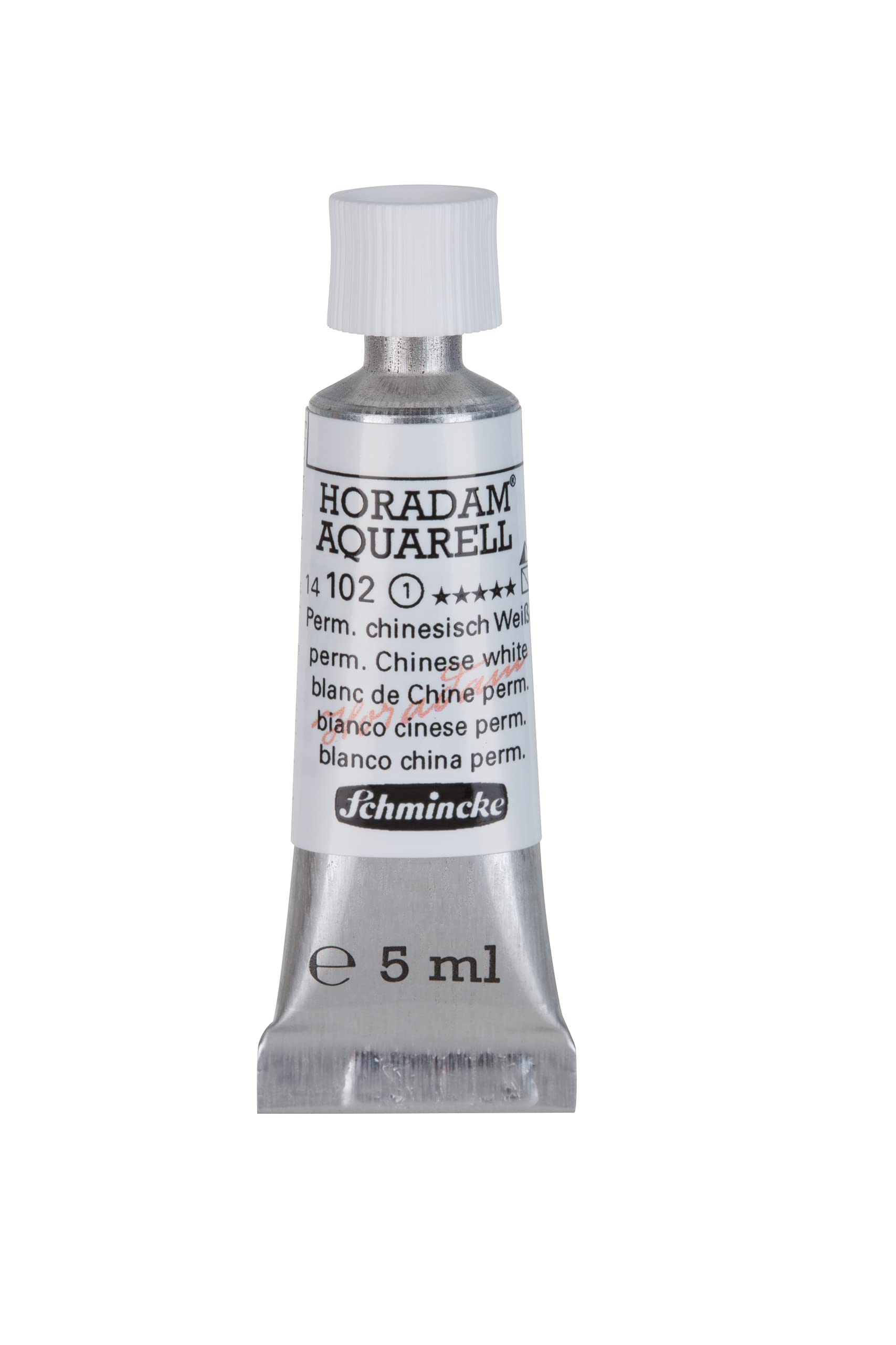 Schmincke - HORADAM® AQUARELL - finest artists' watercolours, Permanent Chinese White - 5 ml
