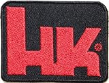 HK HECKLER & KOCH Handguns Rifle Pistol Gun Shotgun Firearms Knife Logo Jacket T shirt Patch Sew Iron on Embroidered Symbol Badge Cloth Sign By Prinya Shop