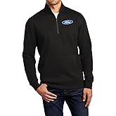 Ford Oval Chest Print 1/4 Zip Fleece Sweatshirt