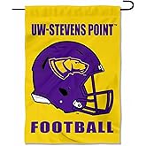 UW Stevens Point Pointers Football Helmet Garden Flag