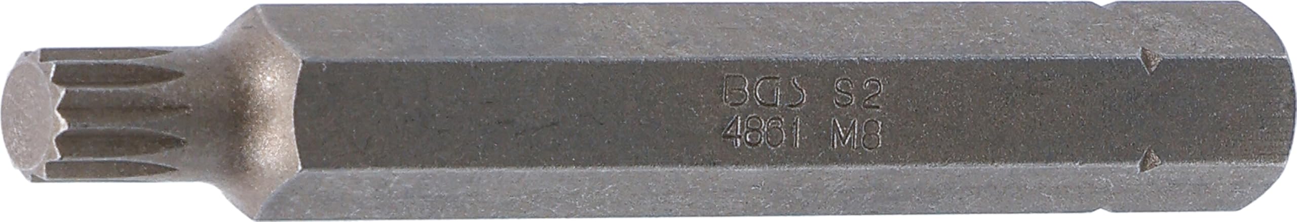 BGS 4861 | Bit | Length 75 mm | 10 mm (3/8") Drive | Spline (for XZN) | M8
