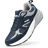 FitVille Wide Walking Shoes for Men Extra Wide Width Sneakers with Arch Support for Flat Feet Heel Pain Relief Plantar Fasciitis - Rebound NEO V1