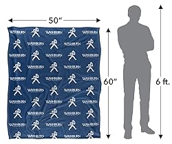 Washburn University Ichabods Blanket, 50"X60" Logo