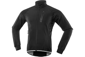 Cycling Jacket Women's Thermal Fleece Coat, Three-Layer Composite Waterproof Windproof Breathable Reflective Jackets