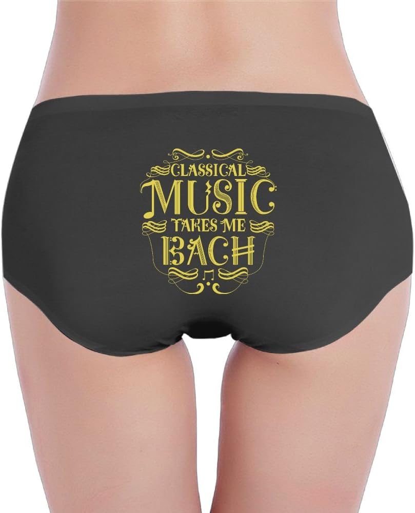 Women's Organic Cotton Hipster Take-me-bach Basic Panties/Briefs Underwear
