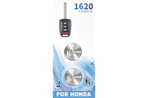 ZIWLU CR1620 Key Fob Battery Replacement for Honda (2013-2020) Accord Civic Crosstour CR-V HR-V Fit Head Key Remote Battery