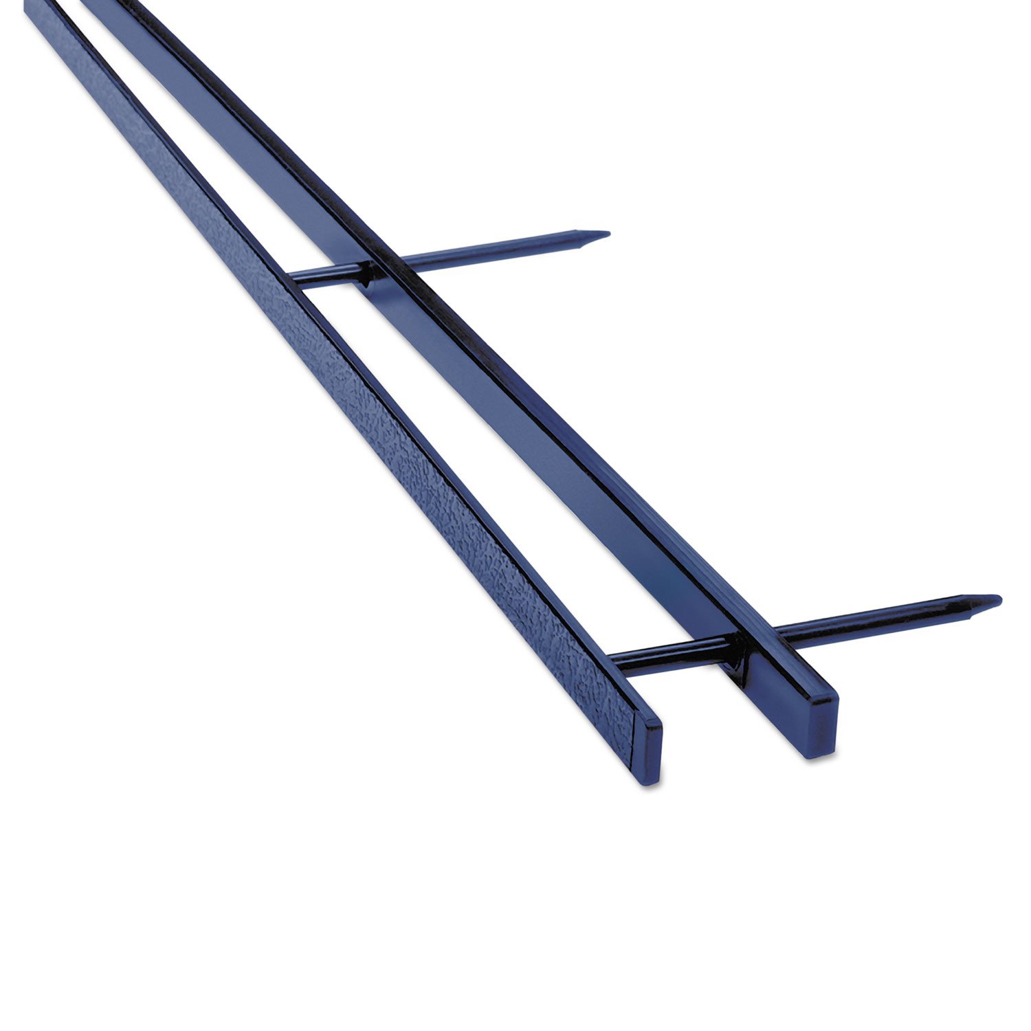 GBC Binding Spines, Reclosable, 2" Depth, 4 Pin Spines, 200 Sheet Capacity, VeloBind, Blue, 25 Pack (9741631)