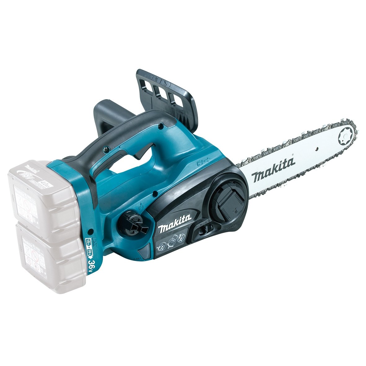 Makita DUC252Z Cordless Chainsaw, 1 W, 18 V, Blue