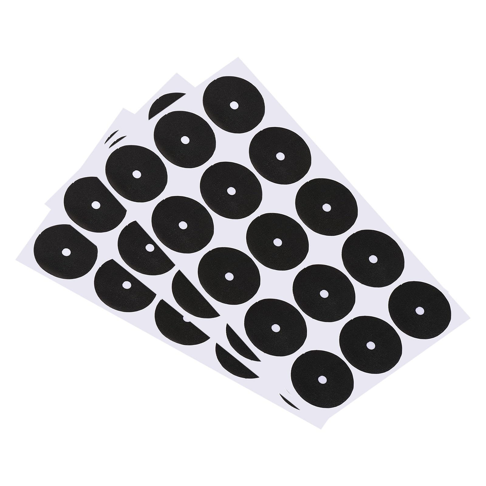 PATIKIL Pool Table Marker Dots, 3 Sheet/45Pcs Billiard Point Stickers Ball Position Locator for Billiards Practice, Black