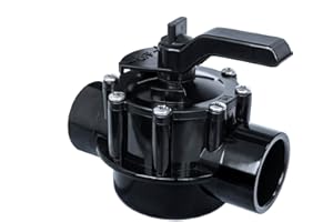 SHARUTIA 2 Way Pool Valve 1 1/2 to 2 Inch 4724 Replacement for Jandy 1.5 to 2 inch Positive Seal 2 Port NeverLube Valve 170 GPM