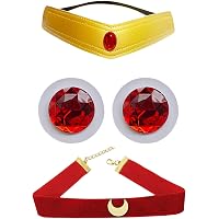 Amazon.com : 4Pcs Moon Hair Clips Accessories Headband  display picture 3