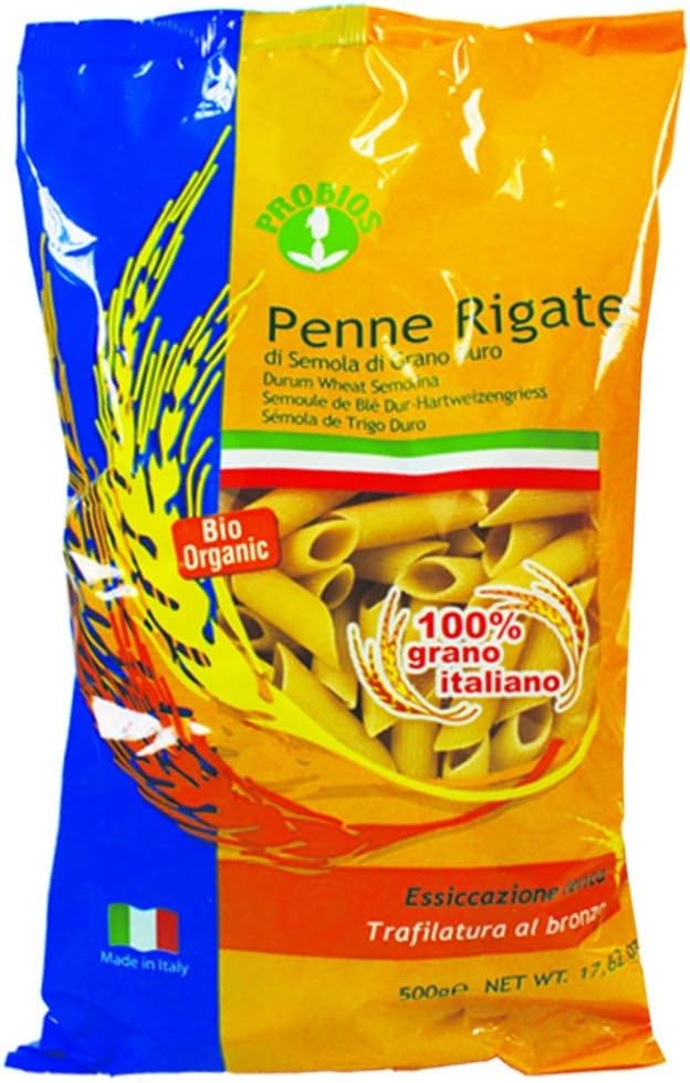 Probios Pasta White Wheat Penne Rigate 500g Biological