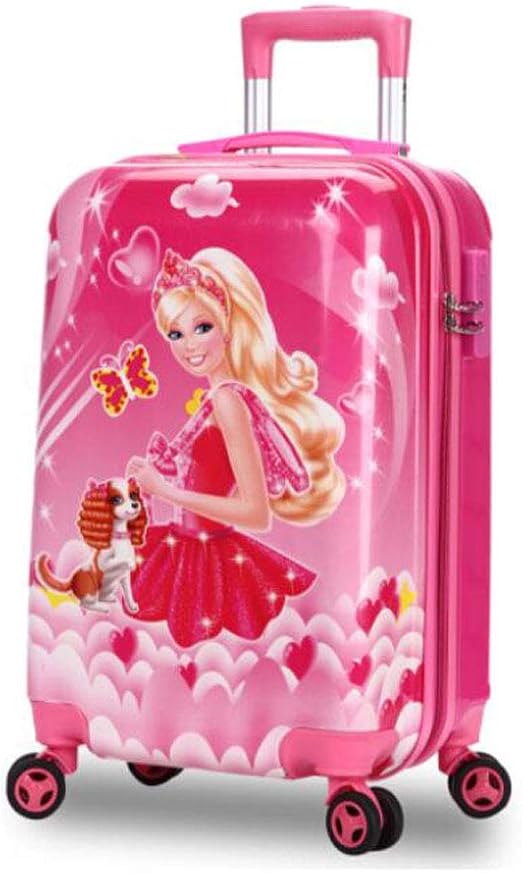 LGFSM Suitcase For Universal Wheel Children's Cartoon Password Suitcase, Black, Size (33 * 23