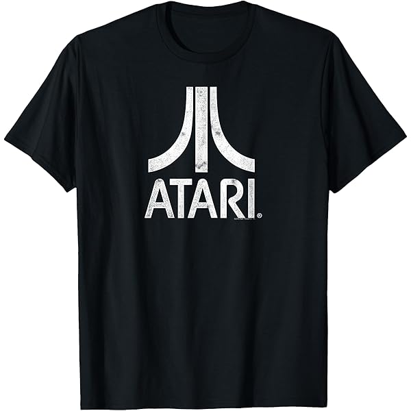 FJORD アタリ Tシャツ Amazon.com: ATARI Japanese Characters Distressed Logo T
