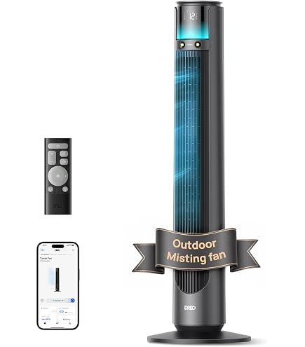Amazon.com: DREO TurboCool Misting Fan 765S, Fans that Blow Cold