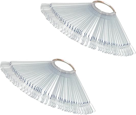 Amazon まとめ買い対象商品 人気 Manibar マニバー ネイル カラーチャート スティック クリア 48 2 ２個セット Manibar ネイルチップ 通販