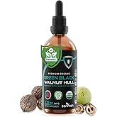 Zenmen Organic Green Black Walnut Hull Tincture - Highly Potent Formula, Source of Antioxidants - 2.37 fl oz / 60ml, Vegan, Manufactured in The USA