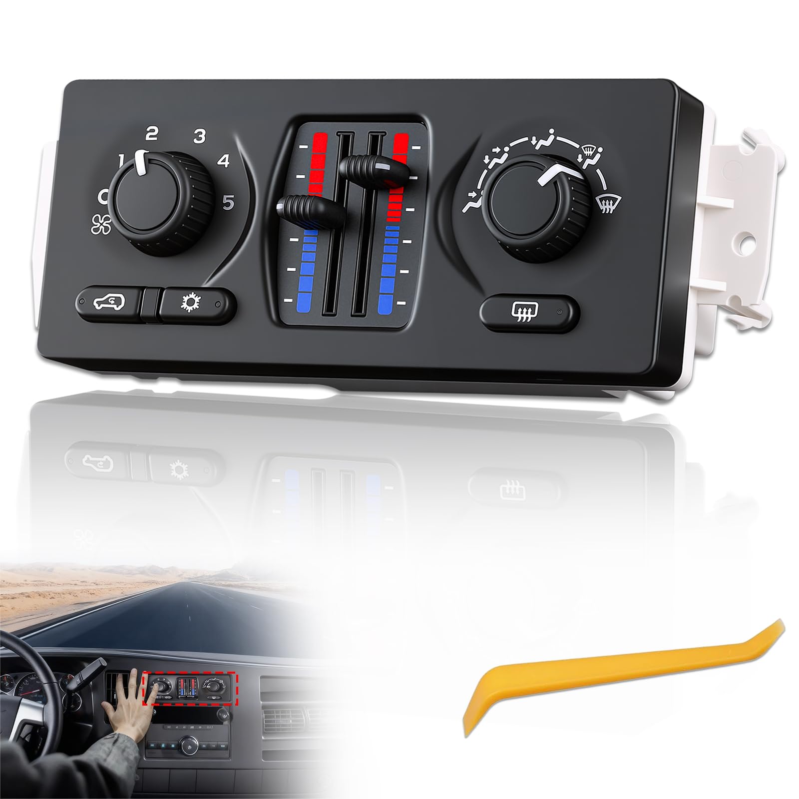 Photo 1 of 599-210XD Climate Control Module Compatible with 2003-2007 Chevrolet Silverado 1500 2500 3500 Avalanche Suburban Tahoe Trailblazer & GMC Sierra Yukon XL Envoy AC Heater Control Panel