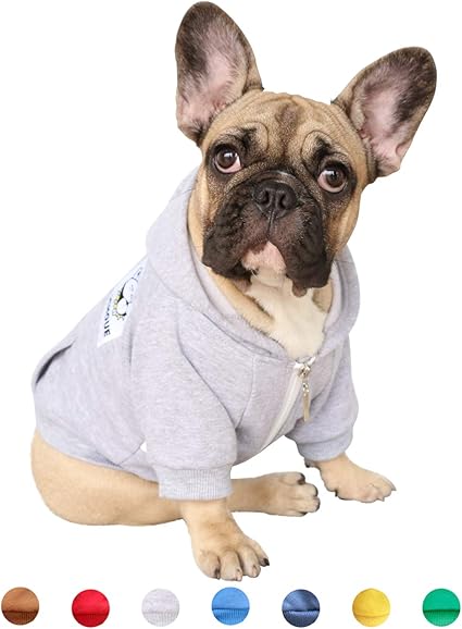 Amazon Com Ichoue Pet Clothes Dog Hoodie Hooded Full Zip