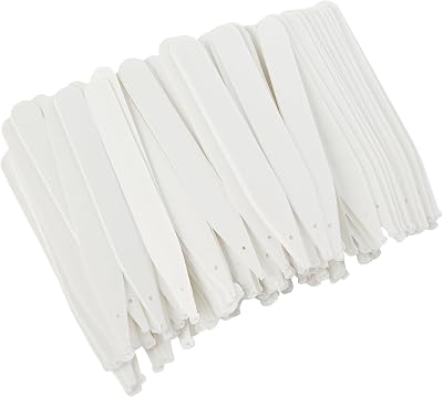 Merriway BH01192 Plastic Plant Labels White 150 mm Pack of 100