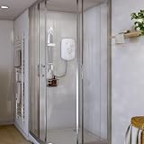 Triton Zante 4 9.5kW Electric Shower Slimline 3 Spray Pattern Rub Clean Head view 4