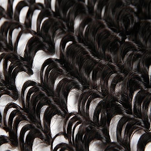 Soraka Hair Lace Closure Deep Wave 13x4" Full Lace Frontal Closure Free Part Unprocessed Brazilian Virgin Human Hair Top Extensions Lace Front Closures Bleached Knots