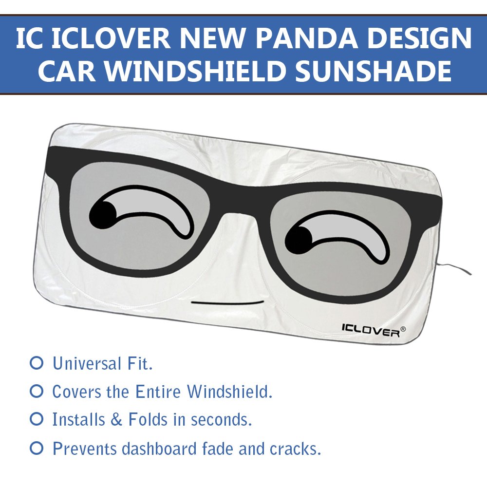 注目ブランド Ic Icloverデザインキュートな車フロントガラス用サンシェードフロントオートカーウィンドウサンシェード折りたたみシルバー 車サンシェードuv Rays Sun Visor Withストレージバッグ 59 X33 59 X33 Czbeye B07cwmw8rh Eyes 珍しい F7o2 Com