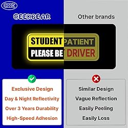 GEEKBEAR Student Driver Car Magnet