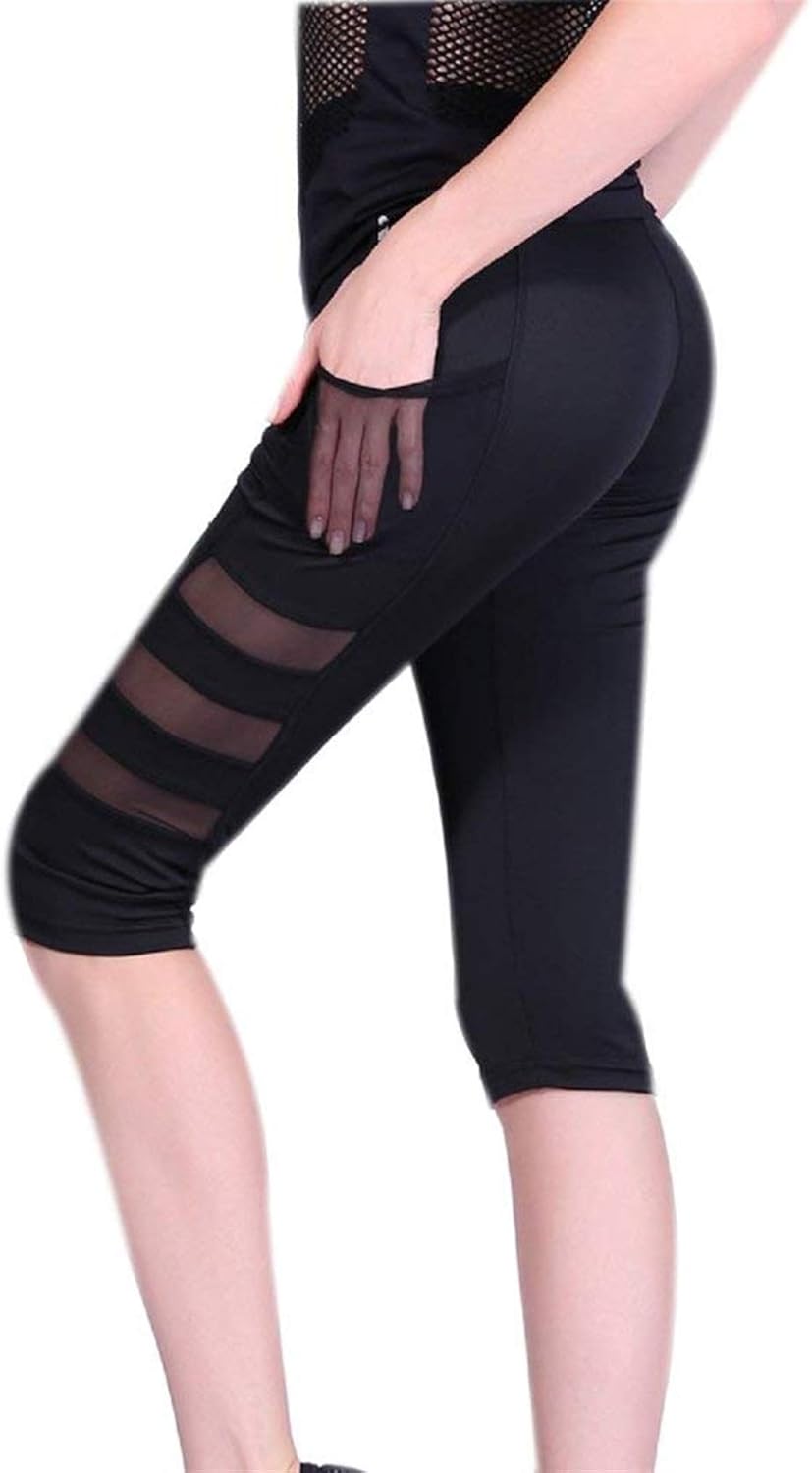 Leggings Femme Ajustés Pour Le Sport - Fitness, Yoga, Danse, Gym - Coupe Skinny, Mélange Coton