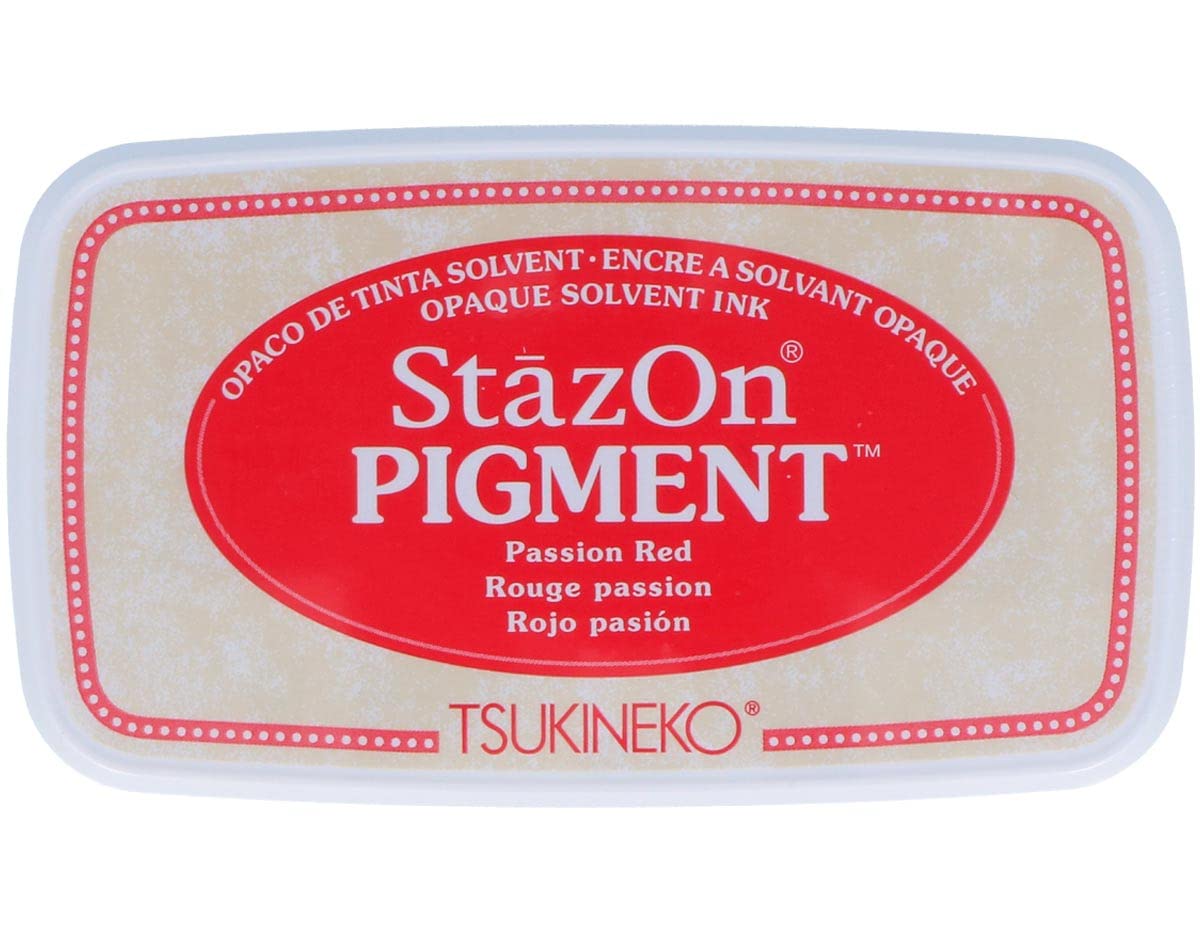 IMAGINE STAZON Ink PAD PSSION, Passion Red, Small