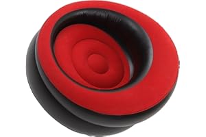 Inflatable Couch Flocking Air Sofa, Simple Inflatable Chair, for Living Room Bedroom Reading Room Office Balcony Travel, Leis