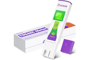 UIUZMAR TDS Meter Drinking Water Tester Digital Water Quality Tester for Filtered Water Tap Water PPM EC Meter with ATC for Water RO Systems Hydroponics Setup Hot Tub TDS Range 0-8600ppm