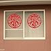 TKOnline Chinese Couplets Chinese Fu Decoration New Year Couplet Wall Stickers Decorations Spring Festival Poem Scrolls Traditional Chinese New Year Paintings, 16pcs