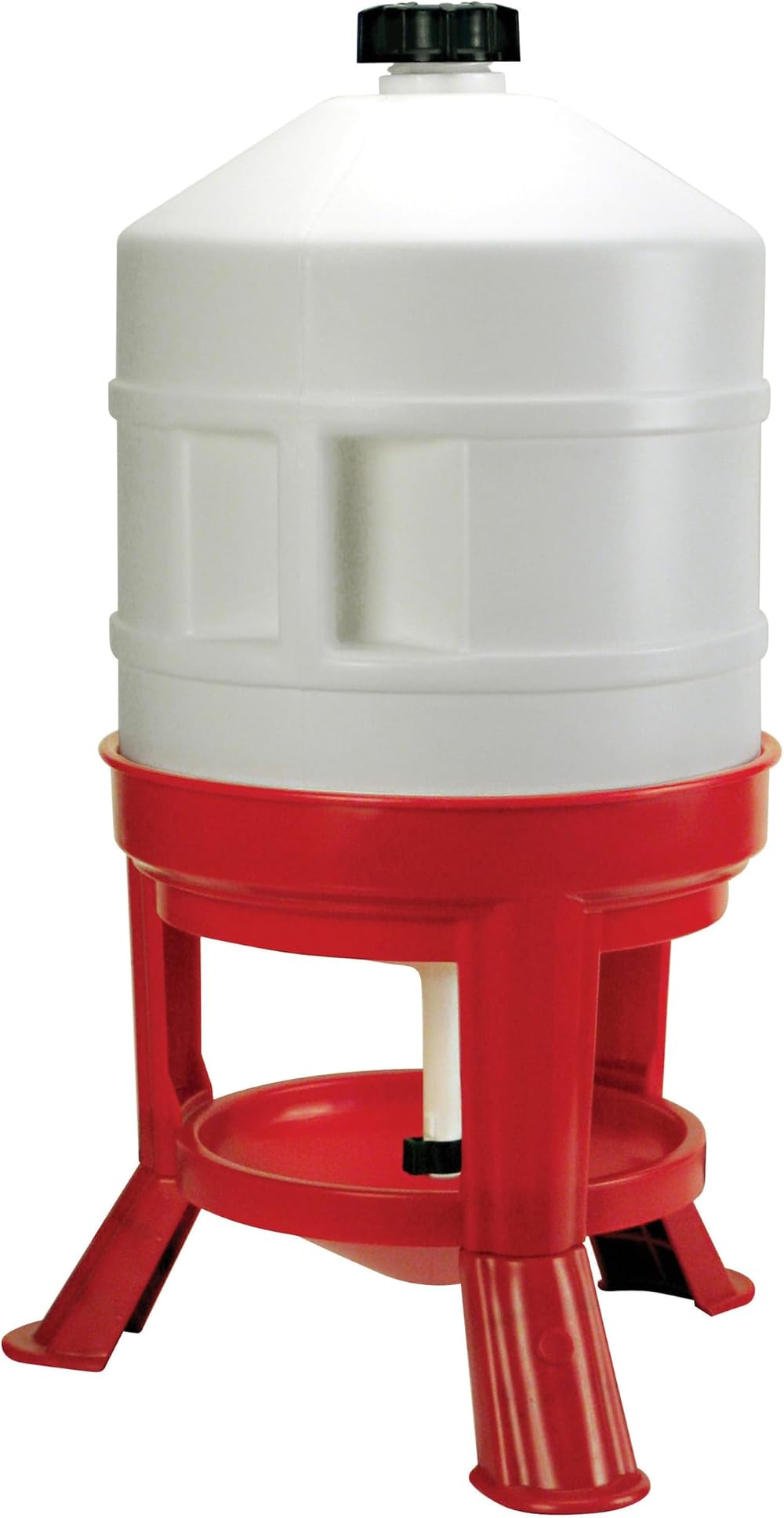 Kerbl Novital Ascott 30lt Poultry Drinker Red White with Carry Handle