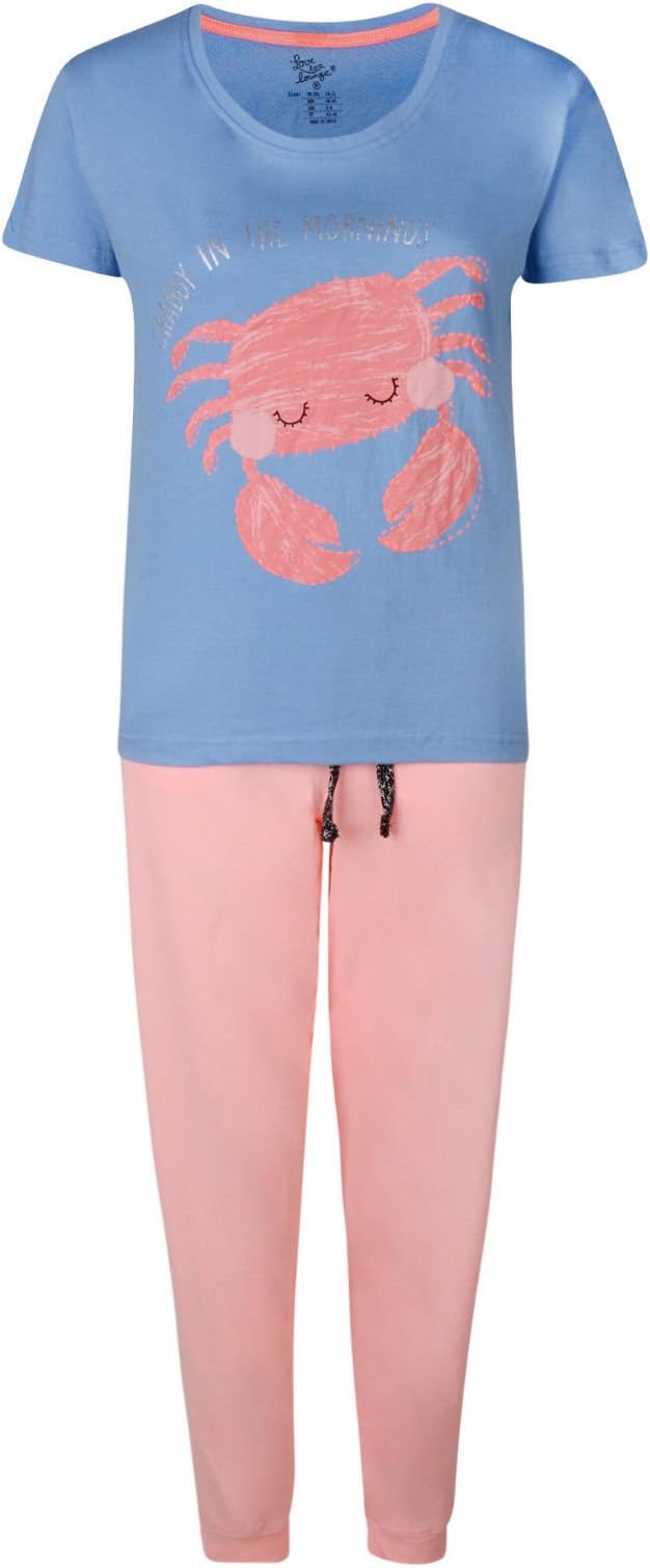 Ex UK Store Ladies Pyjamas Womens Short Sleeve Long PJ Set UK 4-20