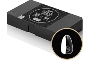 APRÉS Apres Gel-X® Almond Box of Nail Tips | 280 Gel-X Tips, Soft Tips, 14 Sizes 00-9 | Half-sizes Included (Natural Almond Extra Short, 280 Count)